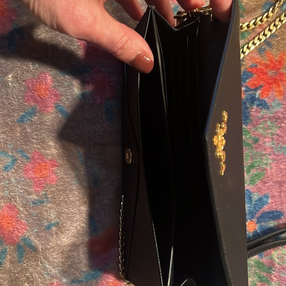 Prada Black Crossbody Bag with Gold Chain - Picture 5 of 5